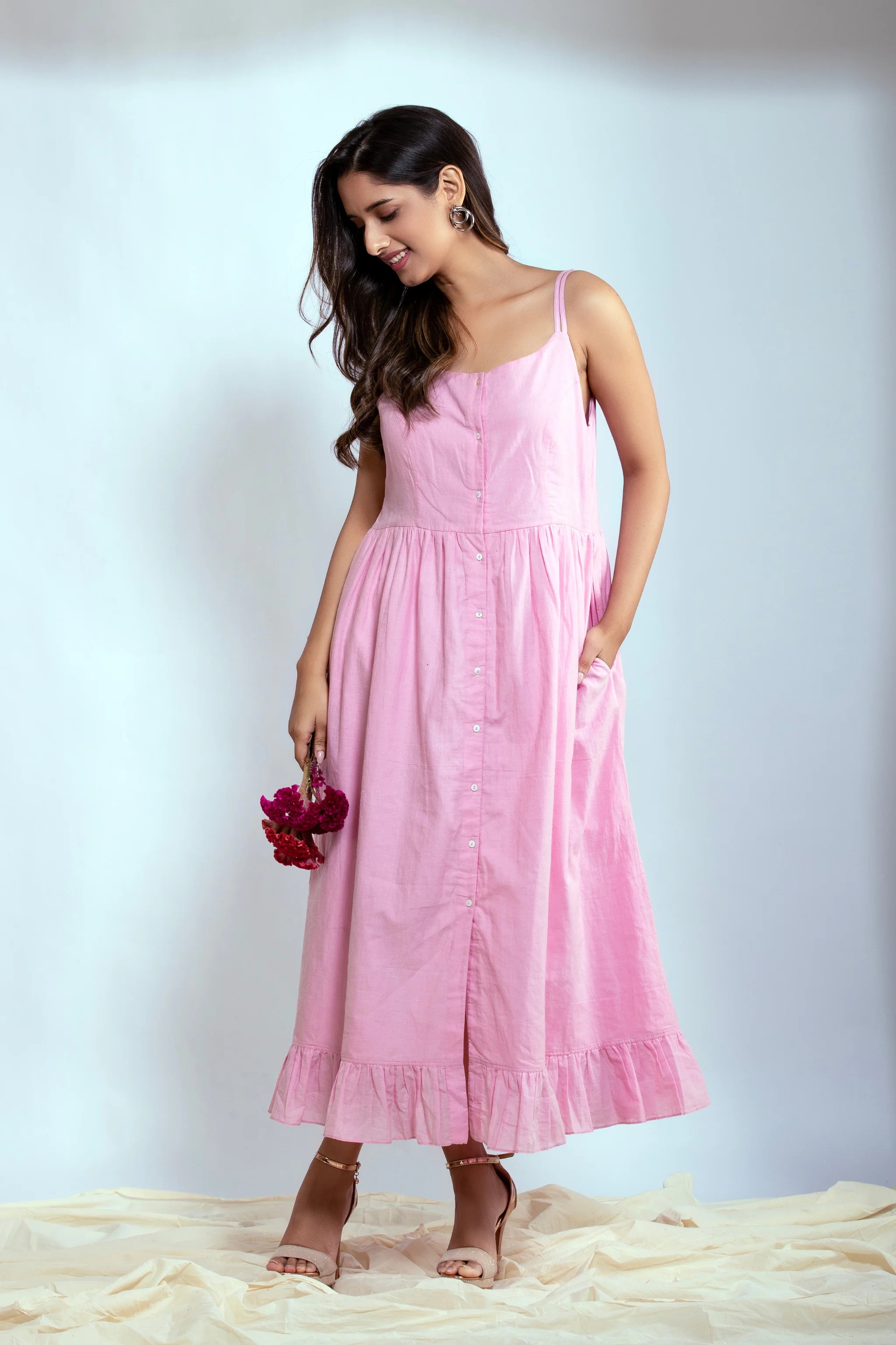 Meher Dress - Pearly Pink