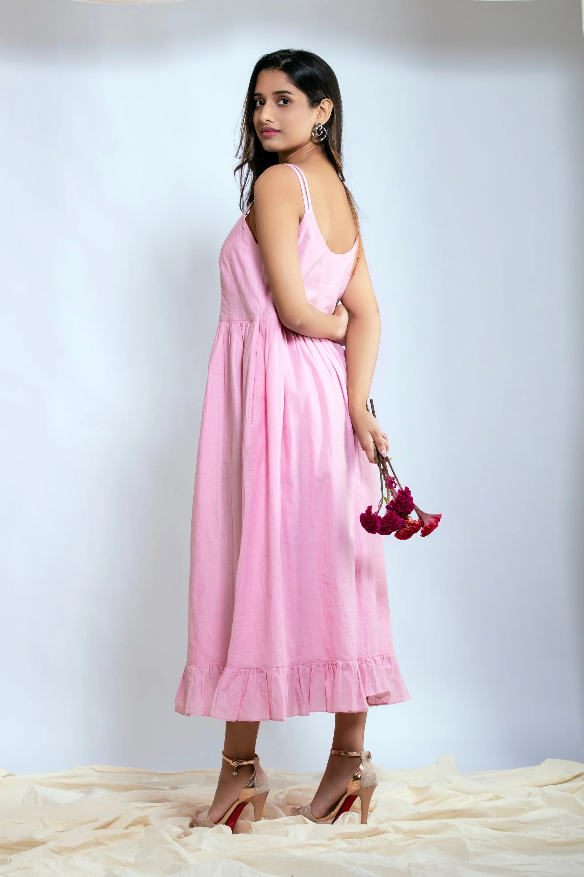 Meher Dress - Pearly Pink