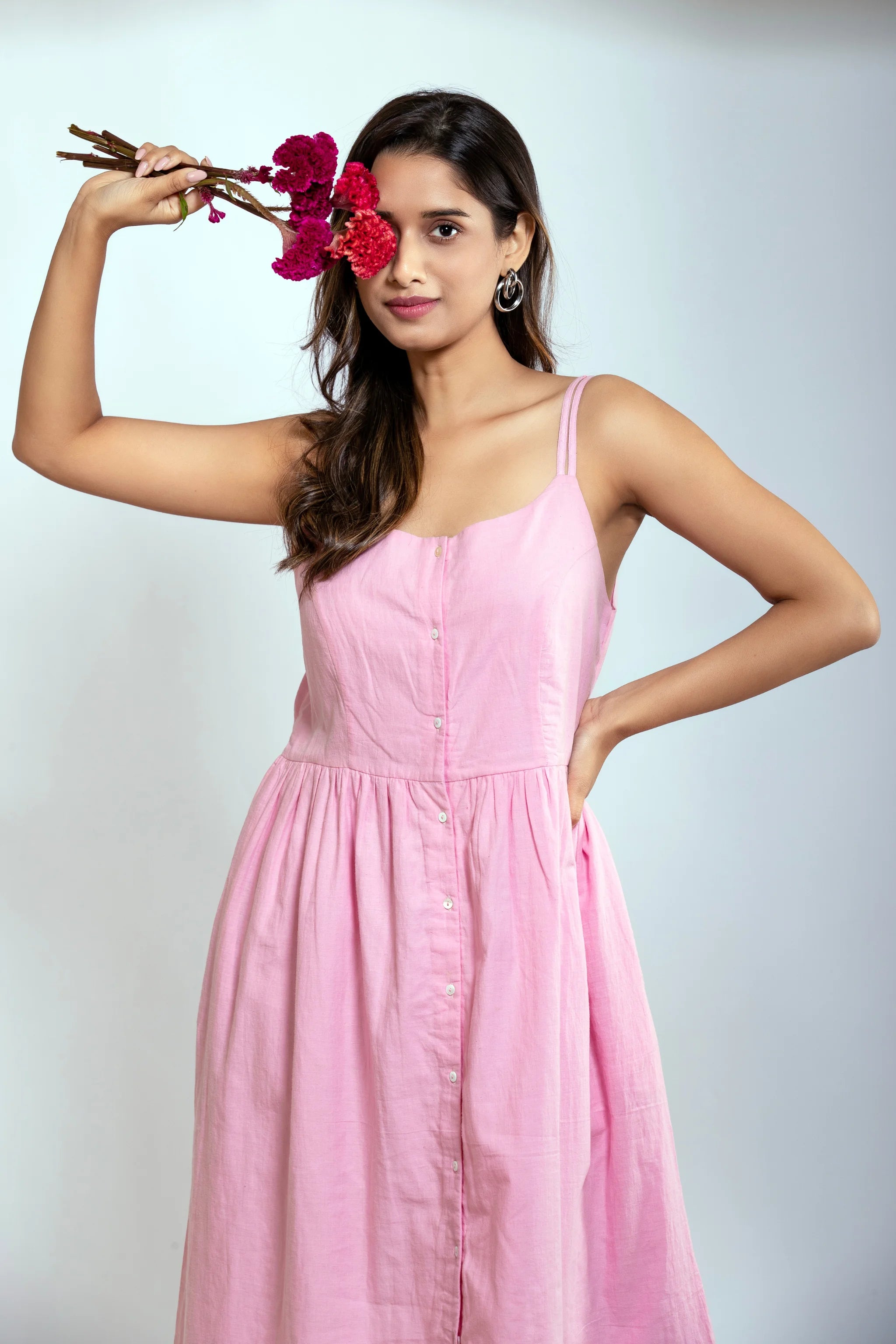 Meher Dress - Pearly Pink