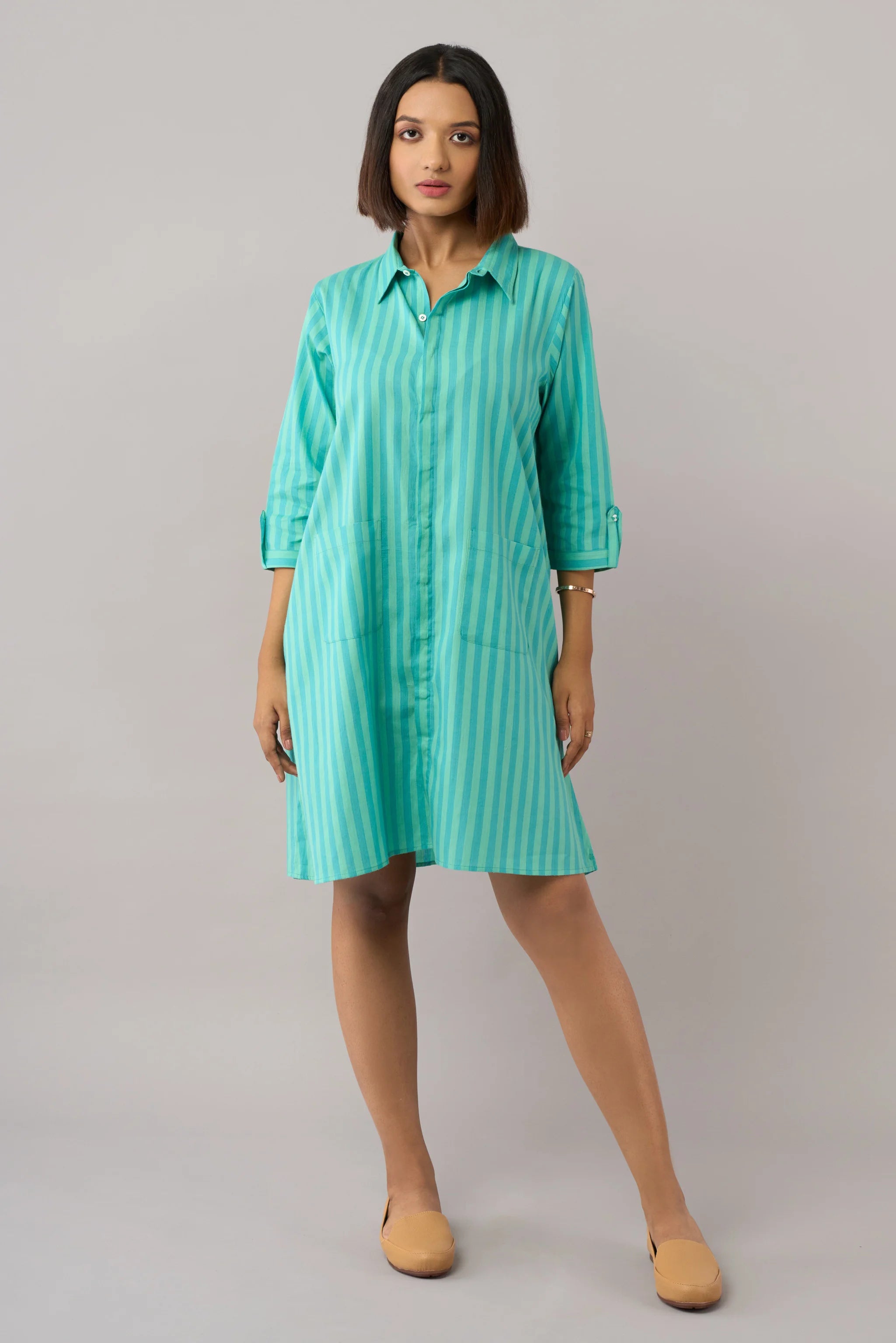 Minty Jade Pocket Dress