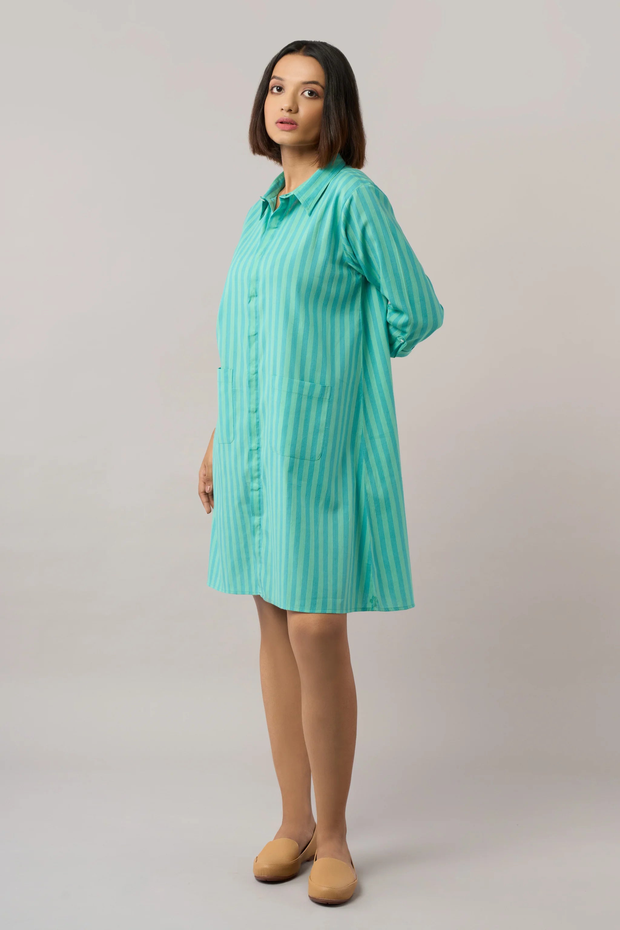 Minty Jade Pocket Dress