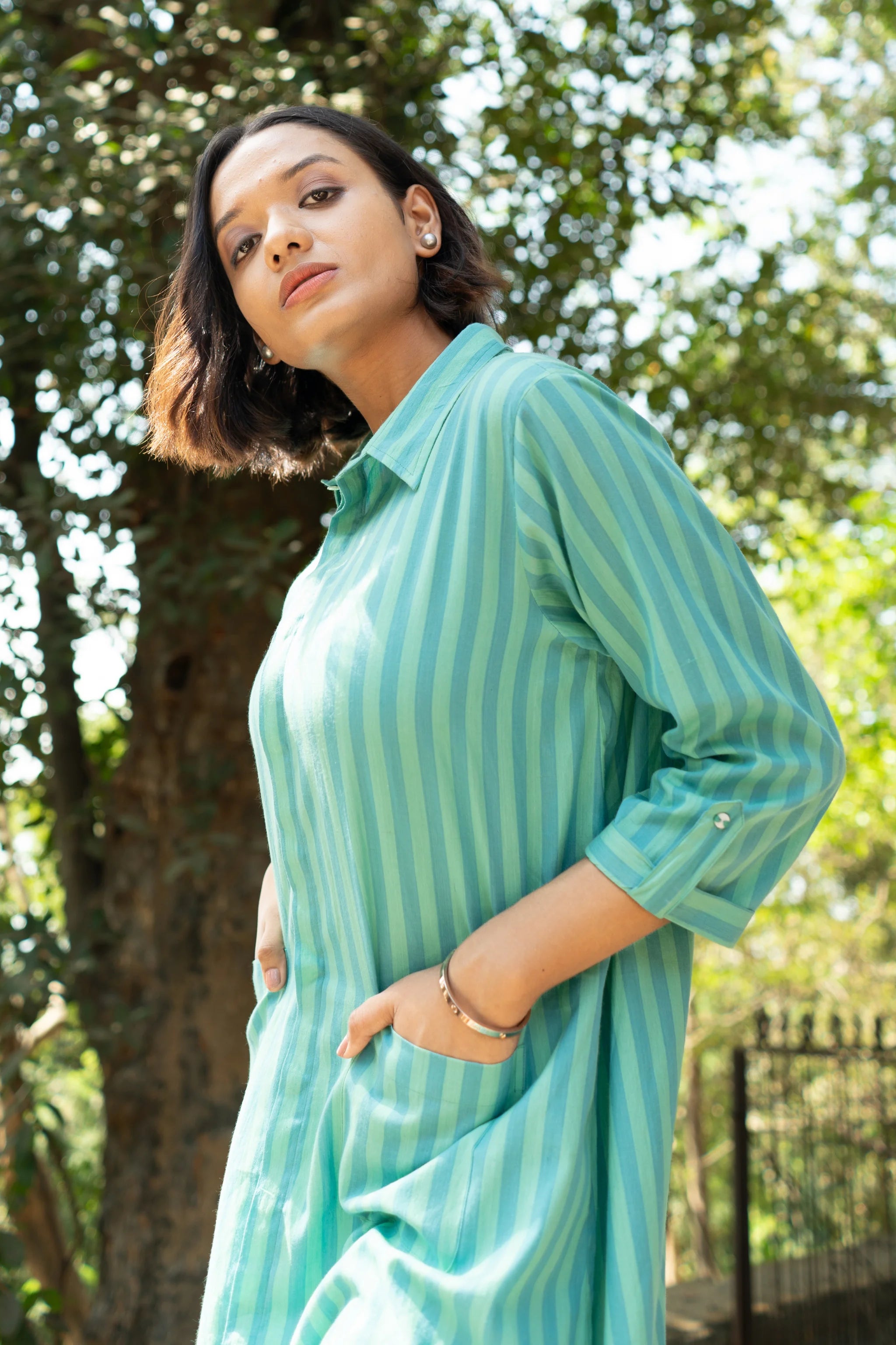 Minty Jade Pocket Dress