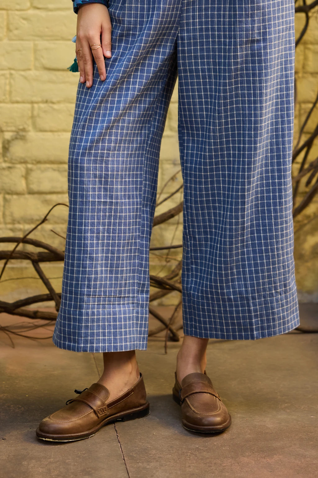 Nyla Set — jamdani cotton set — fabric detail | Sarron