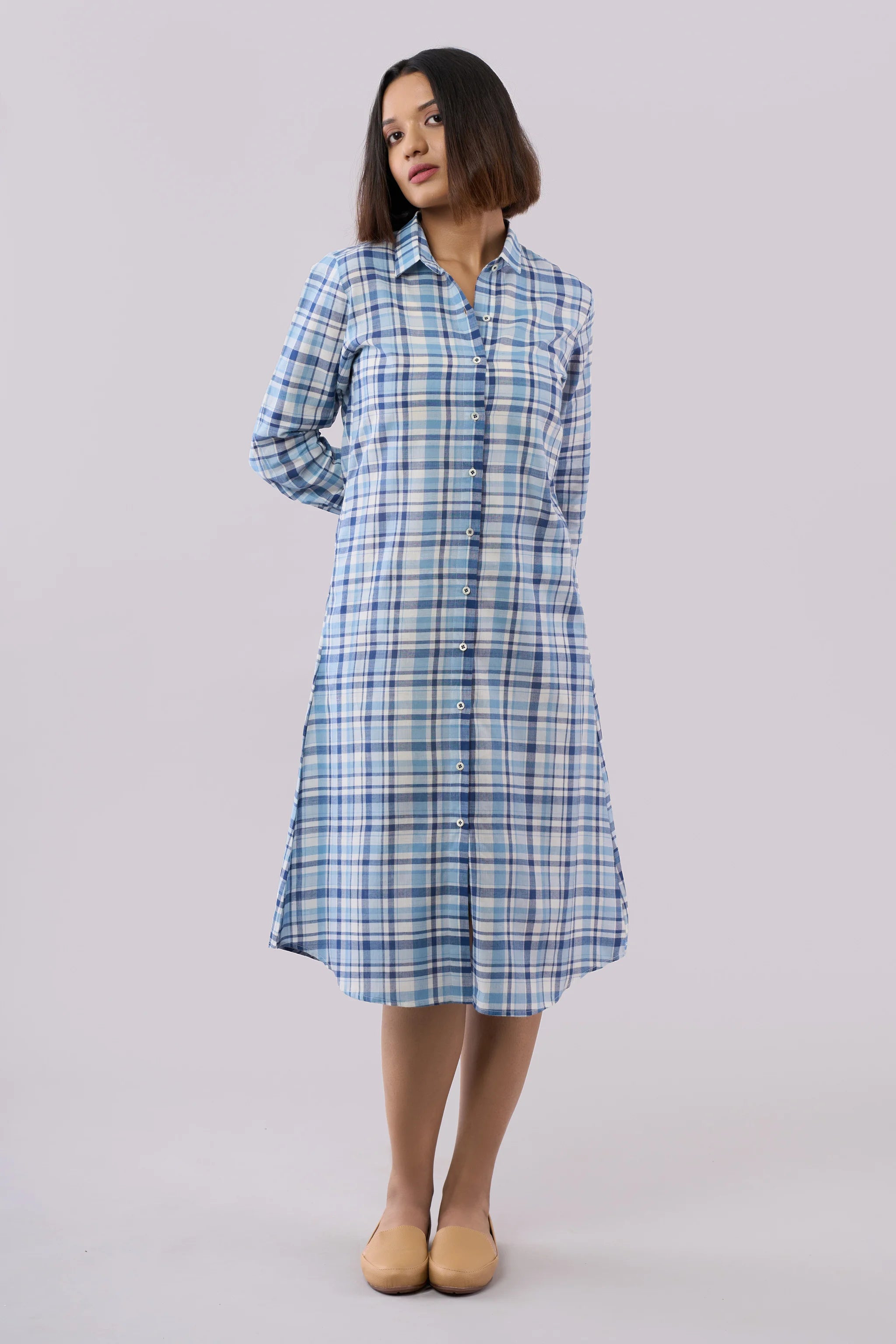 Ocean Mist Shirt Dress