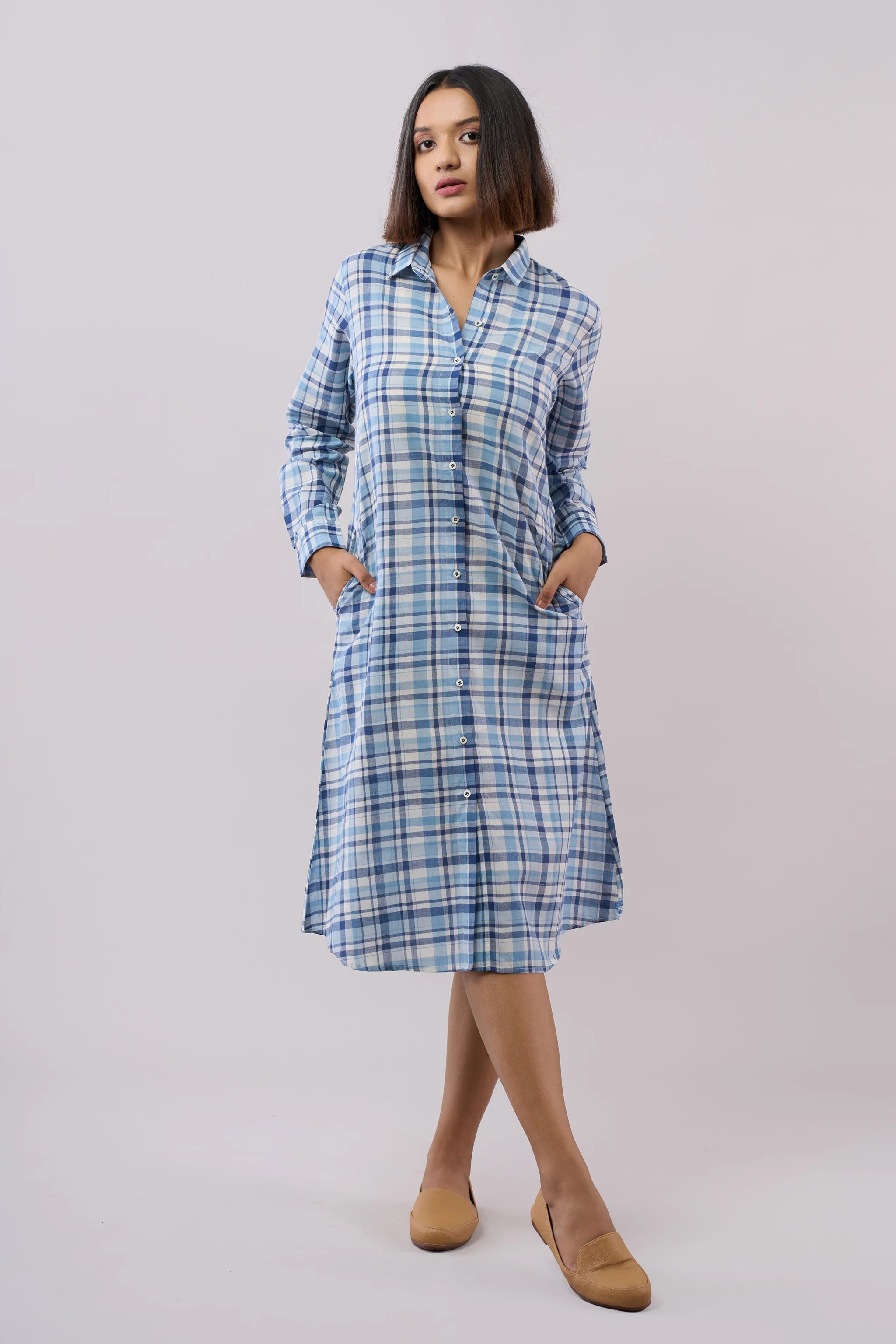 Ocean Mist Shirt Dress