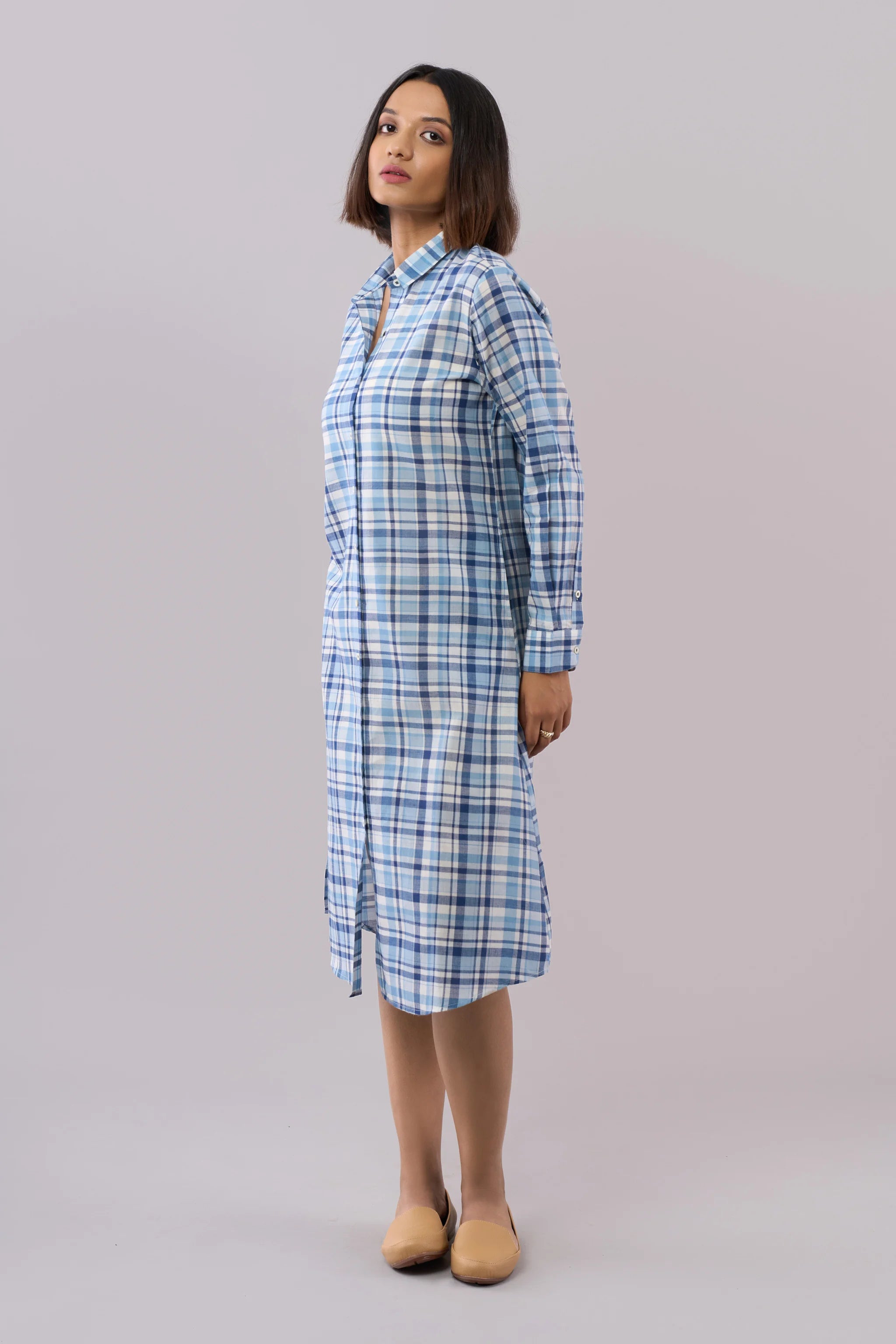 Ocean Mist Shirt Dress