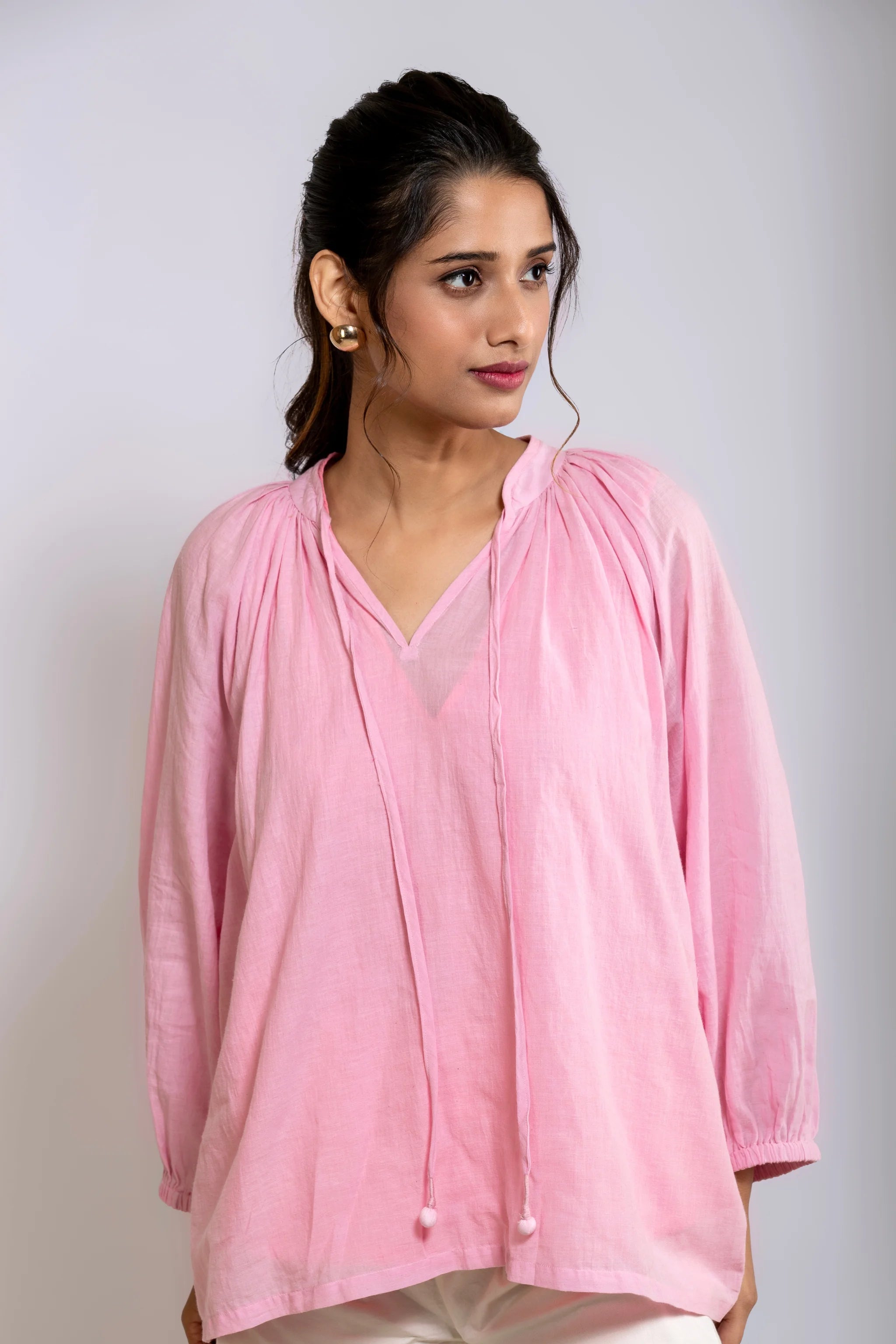 Saira Top - Pearly Pink