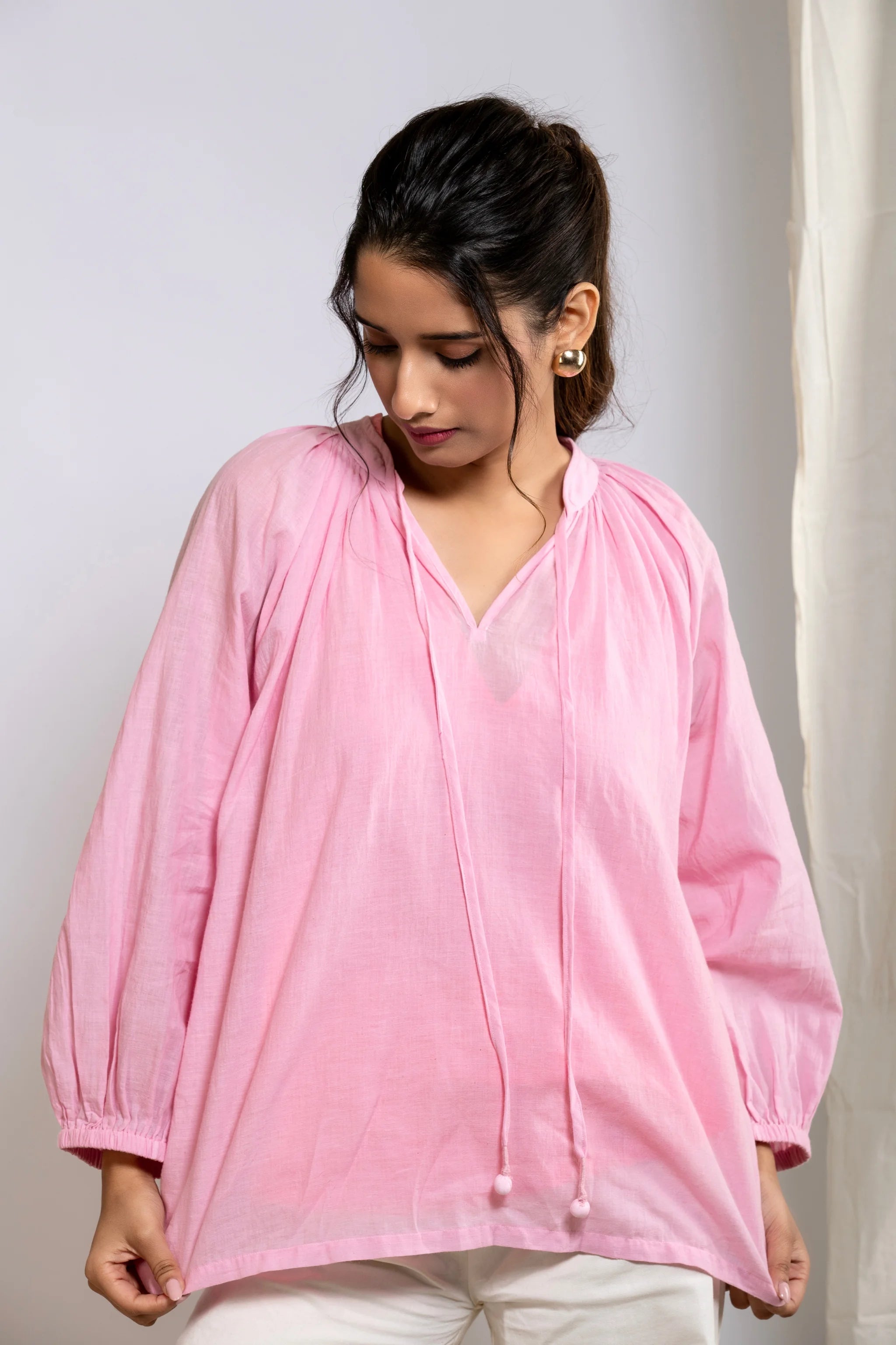 Saira Top - Pearly Pink