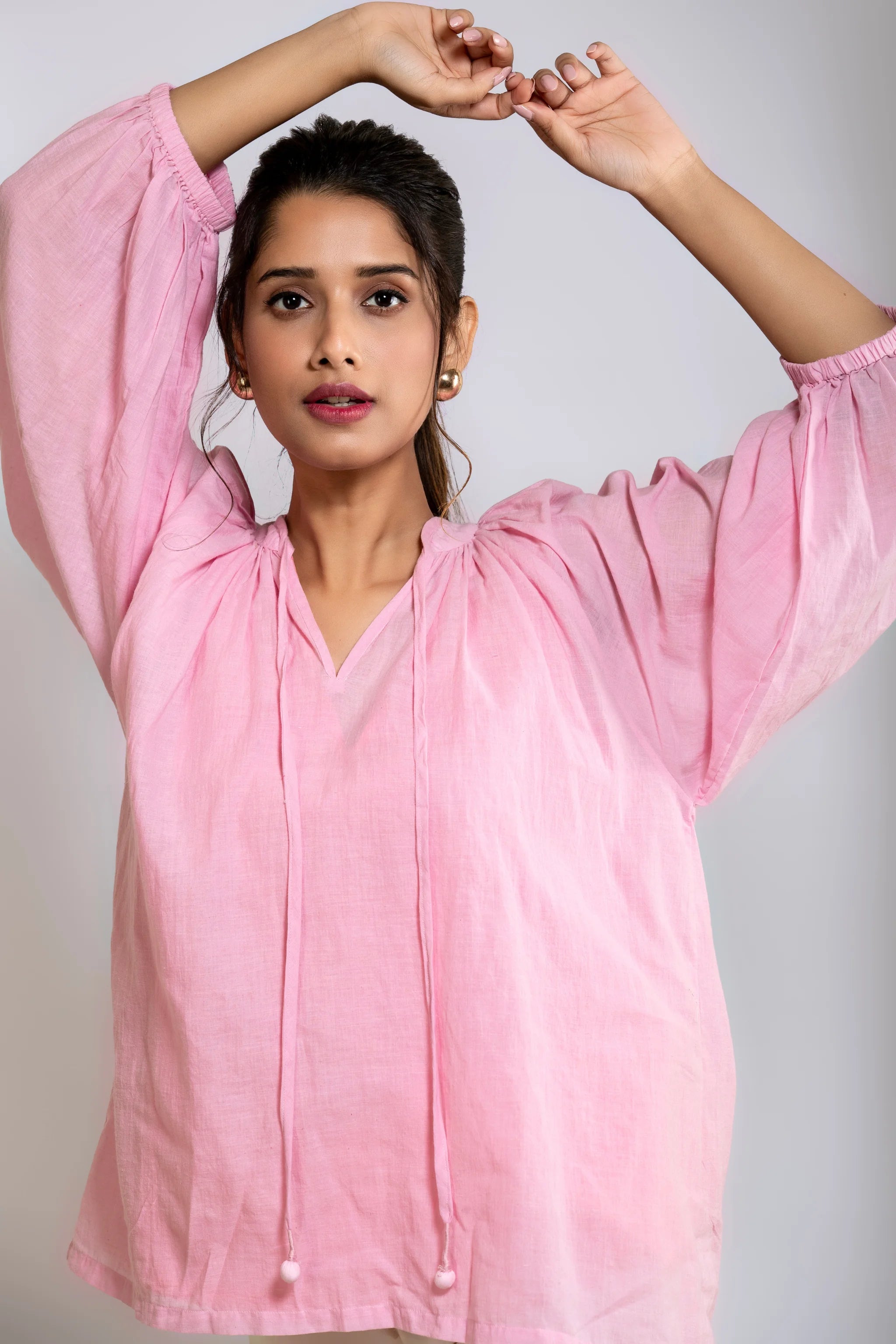 Saira Top - Pearly Pink