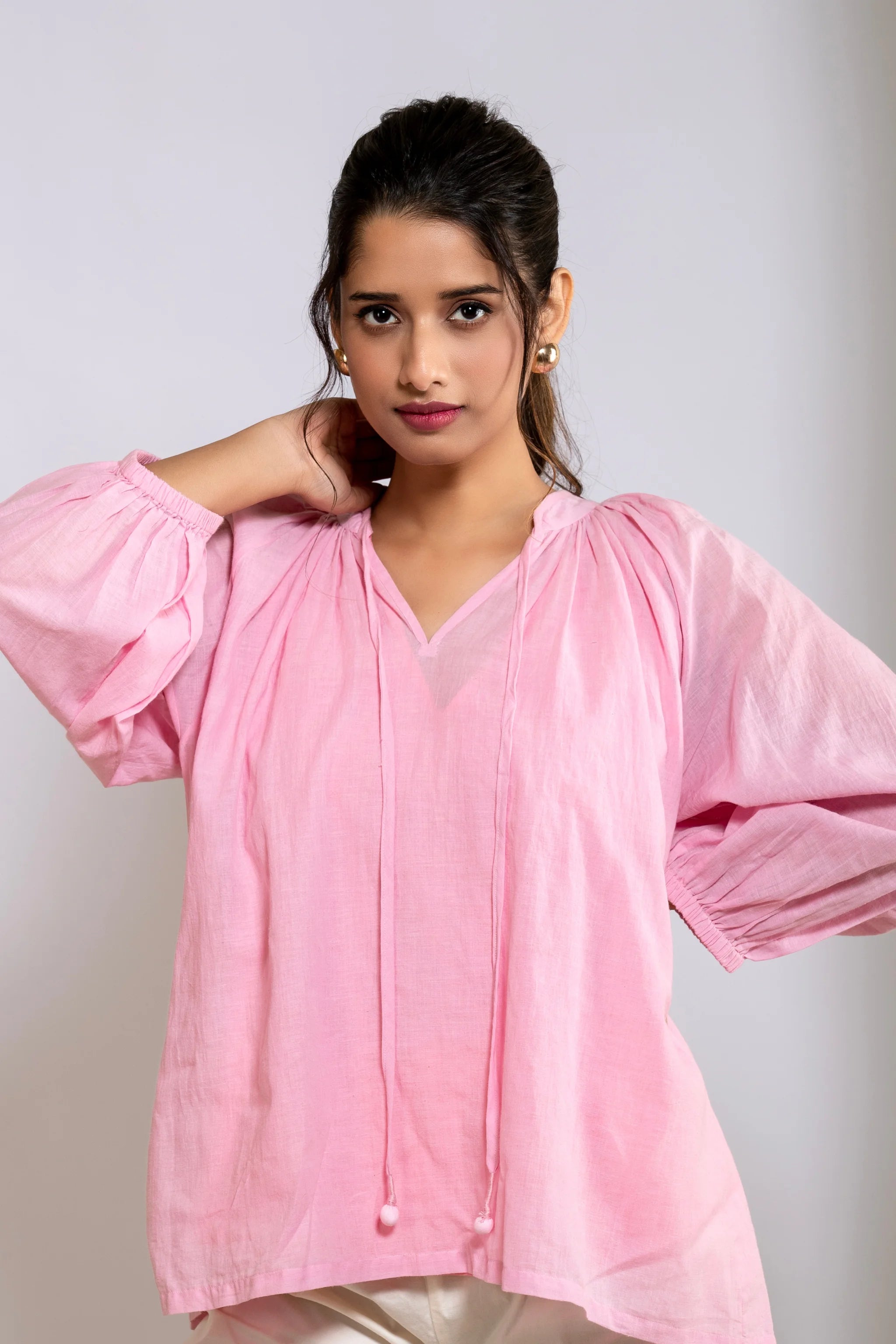 Saira Top - Pearly Pink