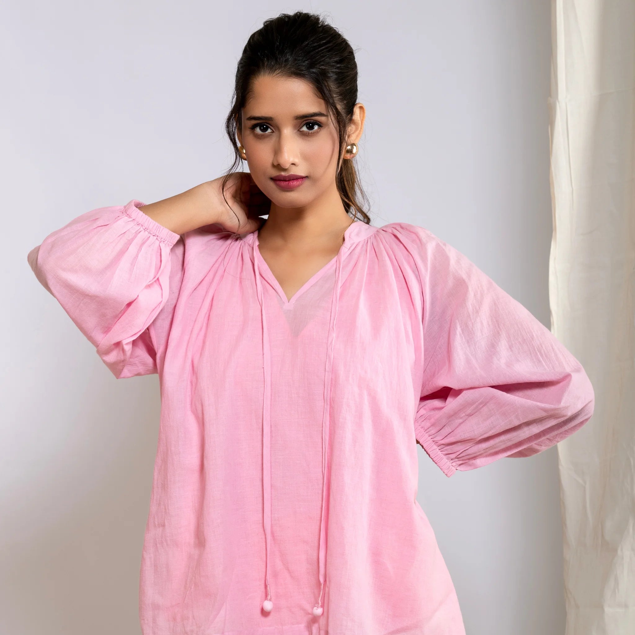 Saira Top - Pearly Pink