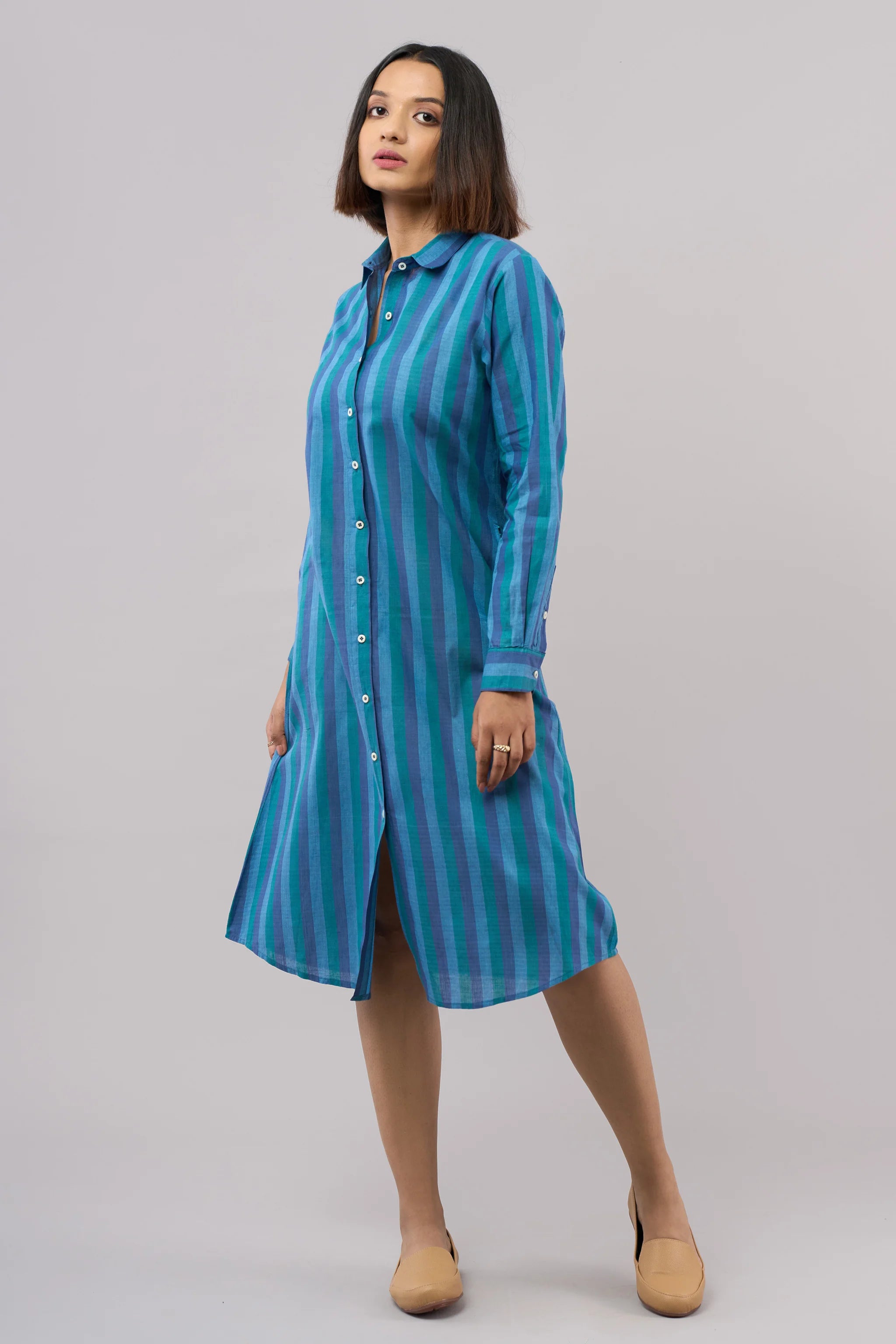 Starry Night Shirt Dress