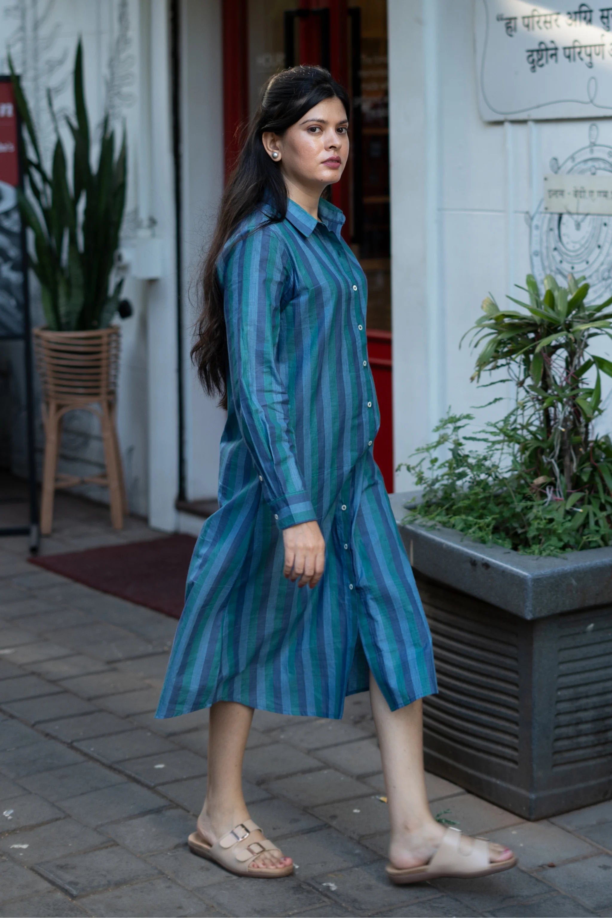 Starry Night Shirt Dress