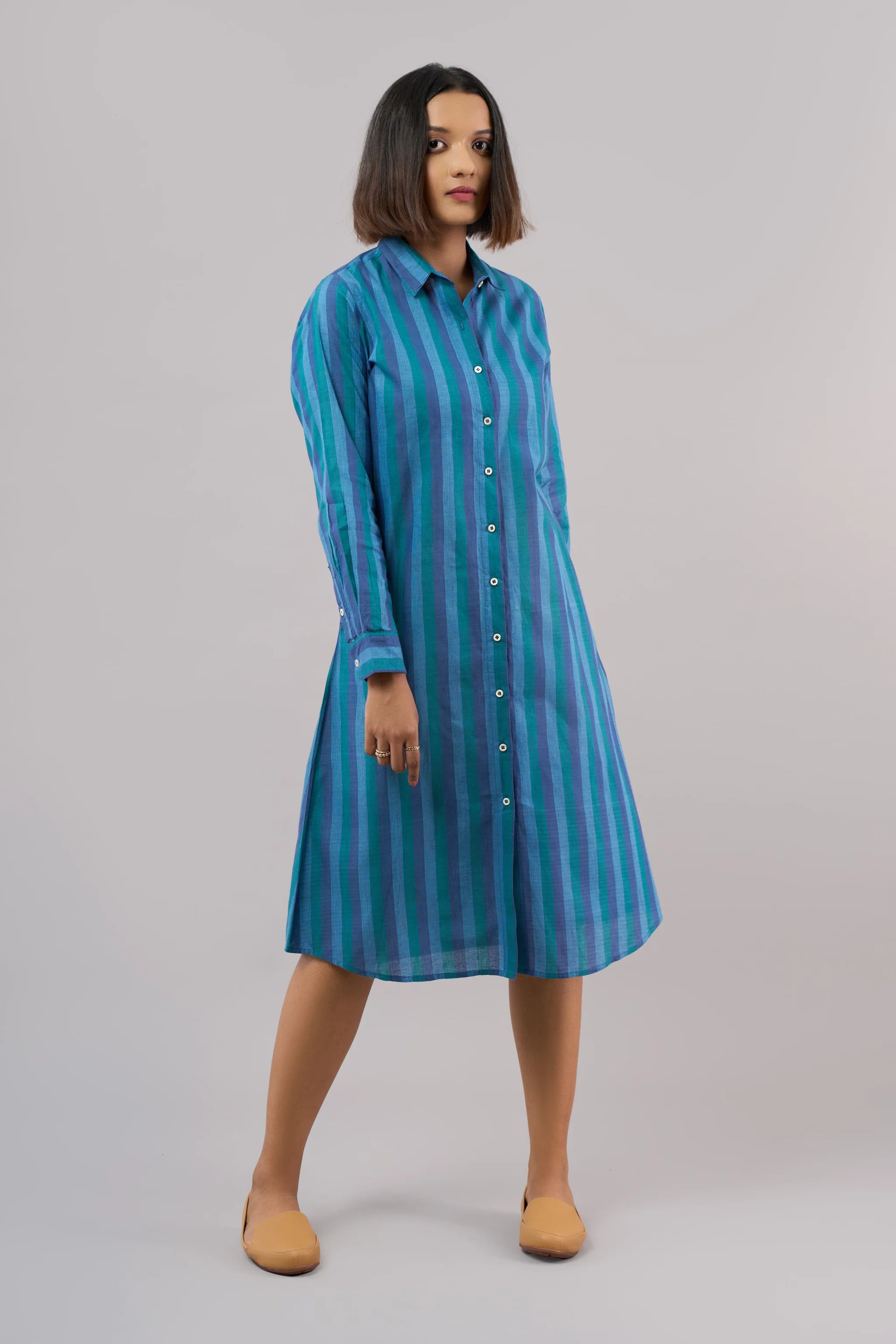 Starry Night Shirt Dress