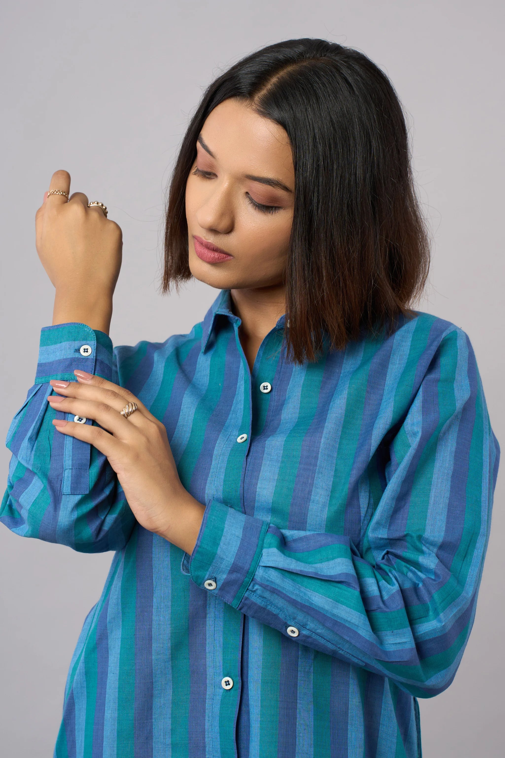 Starry Night Shirt Dress